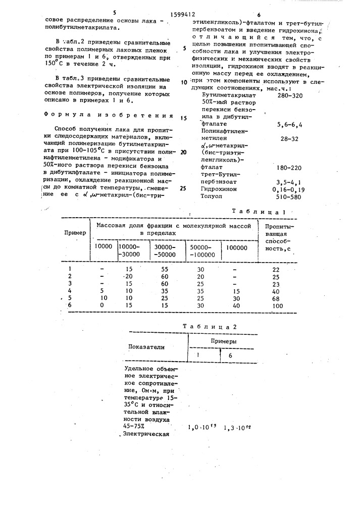 Способ получения лака для пропитки слюдосодержащих материалов (патент 1599412)