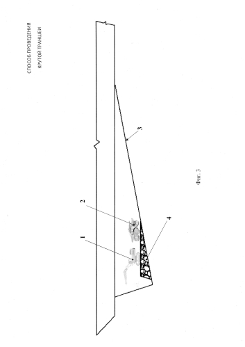 Способ проведения крутой траншеи (патент 2574891)