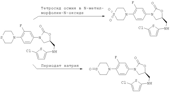 Замещенные оксазолидиноны, способы их получения, лекарственное средство на их основе и применение замещенных оксазолидинонов (патент 2297415)
