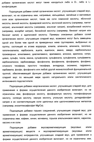 Композиция интенсивного подсластителя с жирной кислотой и подслащенные ею композиции (патент 2417032)