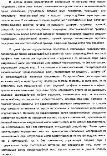 Композиция интенсивного подсластителя с кальцием и подслащенные ею композиции (патент 2437573)