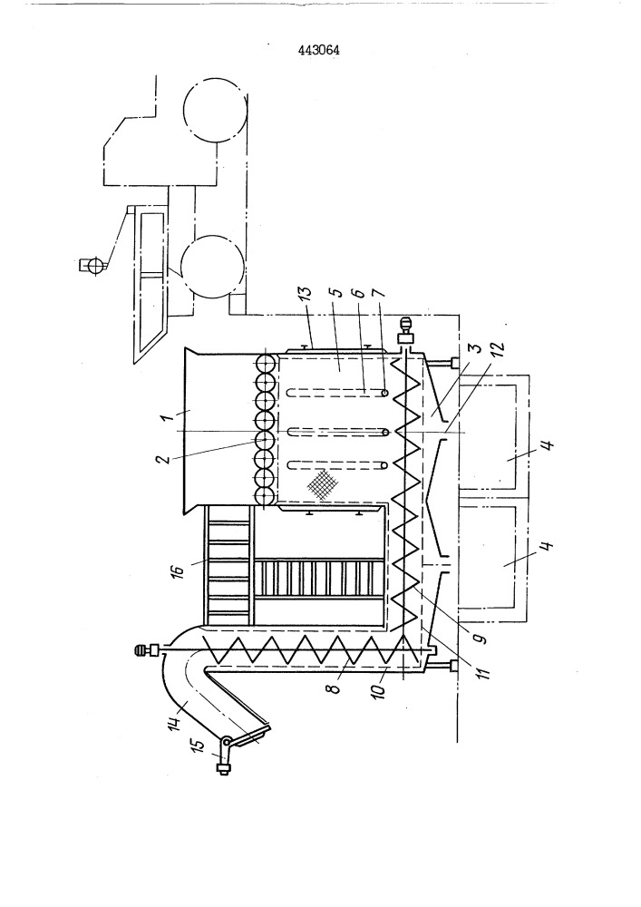 Устройство для отделения сусла от мезги (патент 443064)