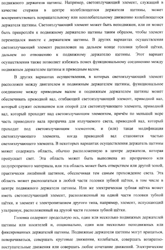 Электрическая зубная щетка, снабженная элементом с электрическим питанием (патент 2368349)