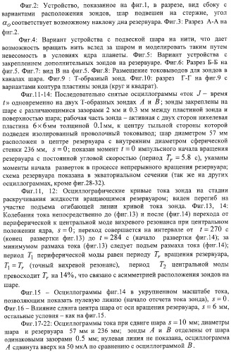 Способ демонстрации двух мод вихревого резонанса при вращении жидкости вокруг заторможенного ядра и способ сравнения размеров вихрей (патент 2323482)