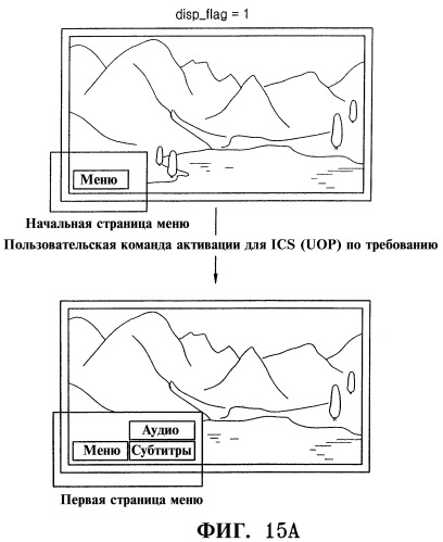 Носитель данных для хранения потока интерактивных графических данных, активизируемый в ответ на пользовательскую команду, и устройство для его воспроизведения (патент 2367012)