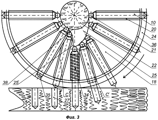 Комбинированный агрегат для подготовки оснований под автозимники на болотах (патент 2373322)