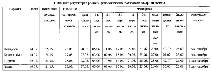 Способ возделывания сахарной свеклы (патент 2572342)