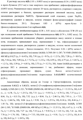 Замещенные метил-амины, антагонисты серотониновых 5-ht6 рецепторов, способы получения и применения (патент 2443697)