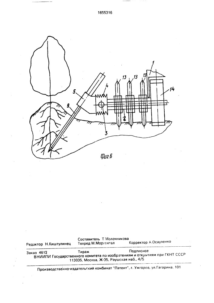 Сельскохозяйственное орудие (патент 1655316)