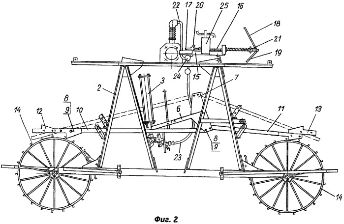Дождевальная машина (патент 2410870)