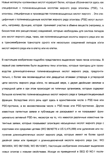 Новый ген элонгазы и способ получения полиненасыщенных кислот жирного ряда (патент 2311457)