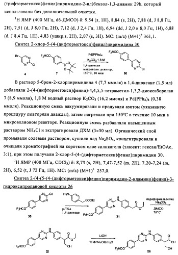 Соединения и композиции 5-(4-(галогеналкокси)фенил)пиримидин-2-амина в качестве ингибиторов киназ (патент 2455288)