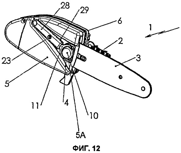Стяжное устройство с поворотным рычагом и оборудование, содержащее такое устройство (патент 2444433)
