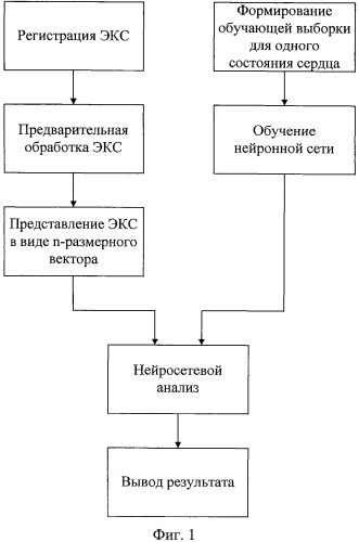 Способ нейросетевого анализа состояния сердца (патент 2461877)