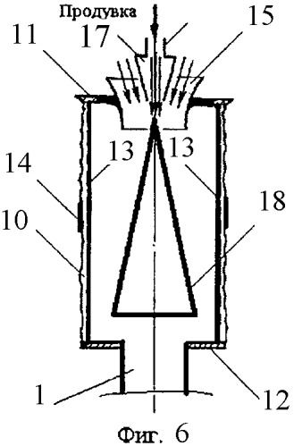 Циклон с обратным конусом (патент 2337762)