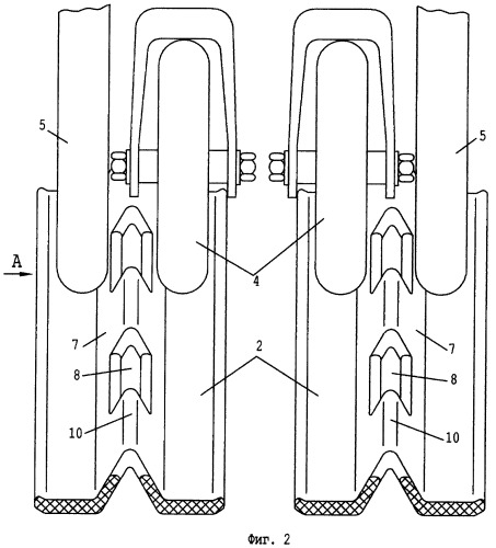 Устройство для перемещения инвалидов по лестничным пролетам лаврентьева в.н. (патент 2423312)
