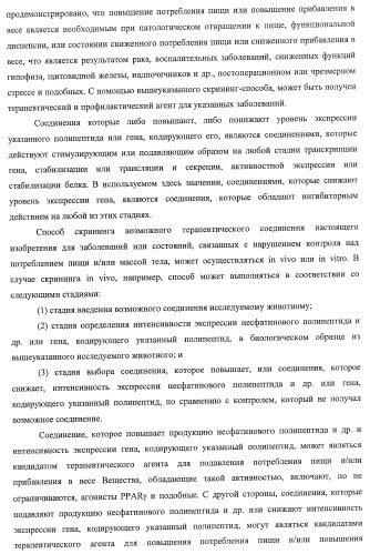 Способ получения фактора, связанного с контролем над потреблением пищи и/или массой тела, полипептид, обладающий активностью подавления потребления пищи и/или прибавления в весе, молекула нуклеиновой кислоты, кодирующая полипептид, способы и применение полипептида (патент 2418002)