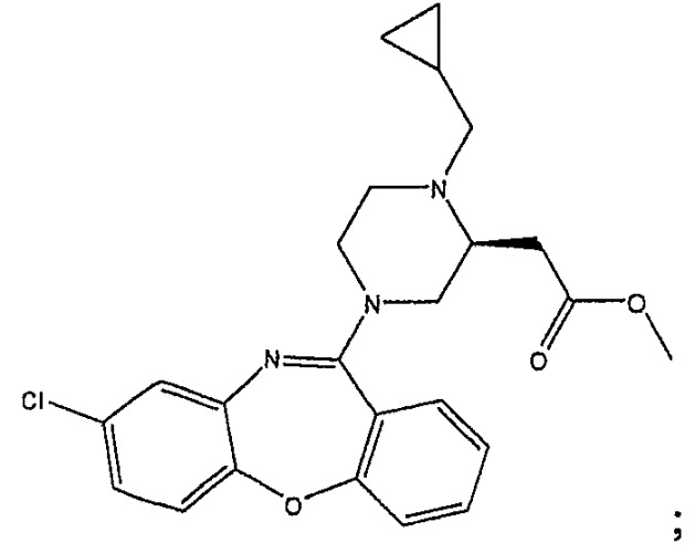 Соединения дибензо[b,f][1,4]оксазапина (патент 2469033)