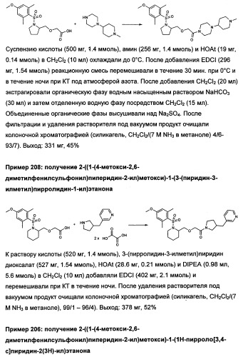 Замещенные сульфамидные производные (патент 2462464)