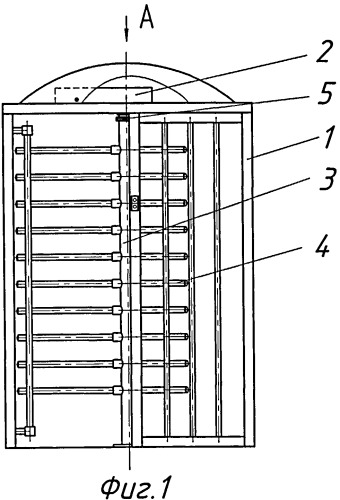 Полноростовой турникет (патент 2530368)