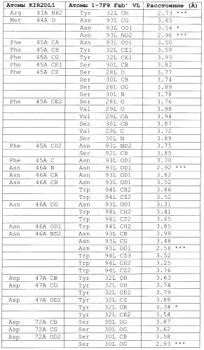 Антитела, связывающиеся с рецепторами kir2dl1,-2,-3 и не связывающиеся с рецептором kir2ds4, и их терапевтическое применение (патент 2410396)