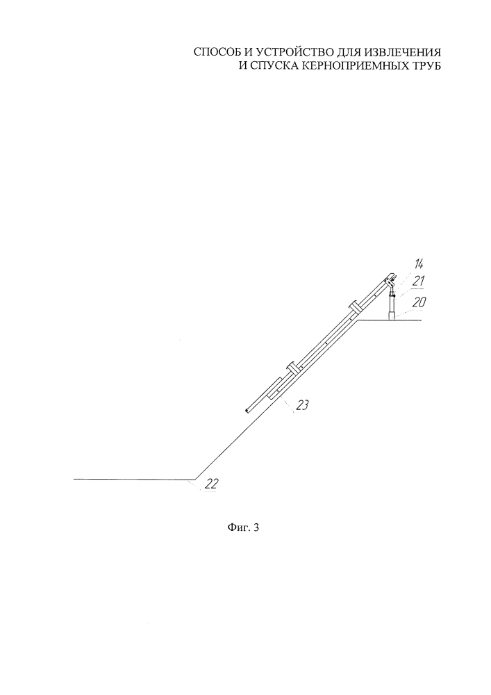 Способ и устройство для извлечения и спуска керноприемных труб (патент 2630933)