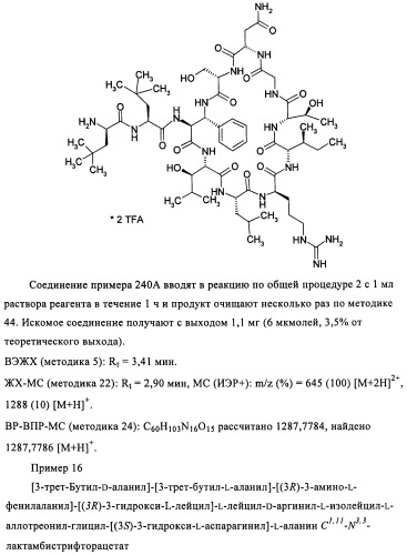 Лизобактинамиды (патент 2441021)