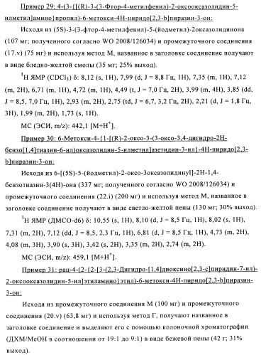 Поизводные оксазолидинона (патент 2501799)