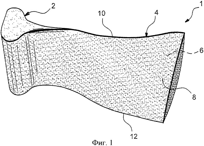 Способ изготовления полой лопатки для турбомашины (патент 2364486)