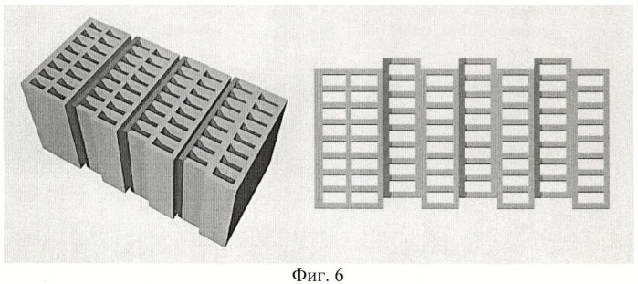 Пустотно-пористый керамический блок для возведения однослойных и многослойных стен (патент 2466246)