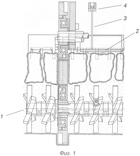 Устройство для управления глубиной обработки почвы фронтальным ротационным внутрипочвенным рыхлителем в агрегате с трактором с электрическим управлением гидравлическим распределителем навесной системы (патент 2418398)