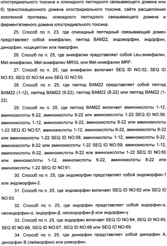 Способы лечения мочеполовых-неврологических расстройств с использованием модифицированных клостридиальных токсинов (патент 2491086)