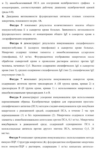 Биологический микрочип для множественного параллельного иммунологического анализа соединений и способы иммуноанализа, в которых он используется (патент 2363955)