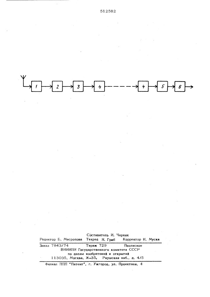 Приемник частотно-модулированных сигналов (патент 512582)