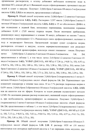 Замещенные [4(6)-бром-5-гидрокси-1н-индол-3-ил]уксусные кислоты и их эфиры, фокусированная библиотека, противовирусный препарат и фармацевтическая композиция (патент 2393149)