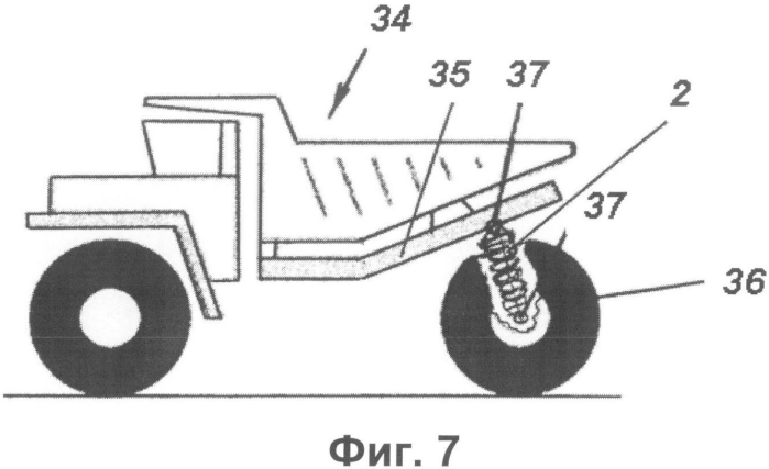 Демпфер подвески транспортного средства и транспортное средство с его применением (патент 2570986)