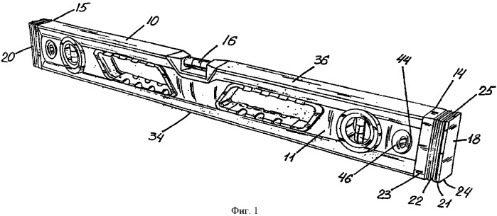 Торцевые наконечники для уровней, амортизирующие ударное воздействие (патент 2367906)