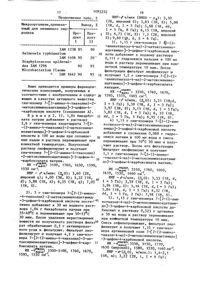 Способ получения производных 7- @ 2-(2-аминотиазолил)-2- оксииминоацетамидо @ -3-цефем-4-карбоновых кислот или их фармацевтически приемлемых солей (патент 1093252)