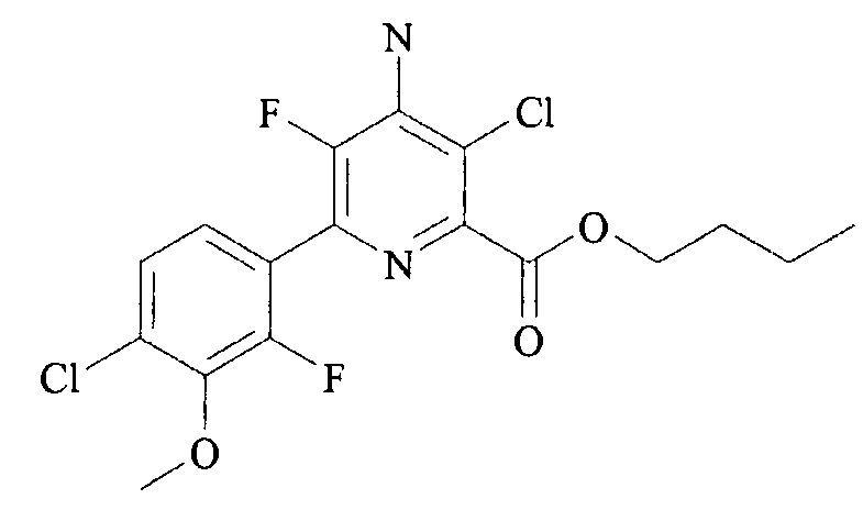 Гербицидные композиции, содержащие 4-амино-3-хлор-5-фтор-6-(4-хлор-2-фтор-3-метоксифенил)пиридин-2-карбоновую кислоту или ее производное и ингибиторы 4-гидроксифенилпируват диоксигеназы (hppd) (патент 2632967)
