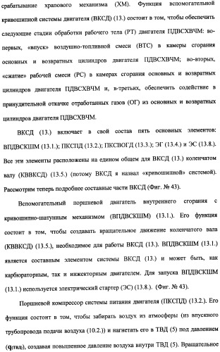 Поршневой двигатель внутреннего сгорания с храповым валом и челночным механизмом возврата основных поршней в исходное положение (пдвсхвчм) (патент 2369758)