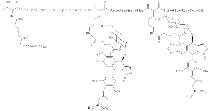 Конъюгаты этопозида и доксорубицина для доставки лекарственных средств (патент 2531591)
