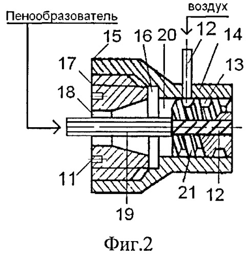 Пеногенератор (патент 2502536)