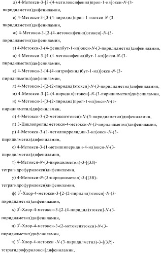 Ингибиторы фосфодиэстеразы 4, включающие n-замещенные аналоги анилина и дифениламина (патент 2368604)