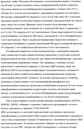 Способ избирательного получения растений с мужской или женской стерильностью (патент 2320722)
