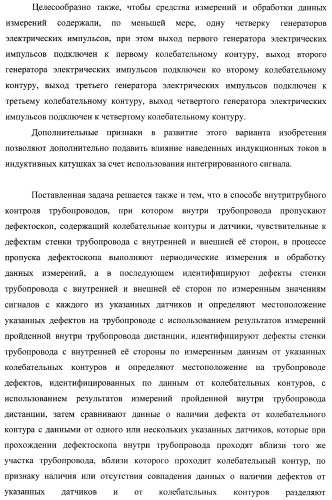 Внутритрубный дефектоскоп (варианты) и способ его применения (патент 2400738)