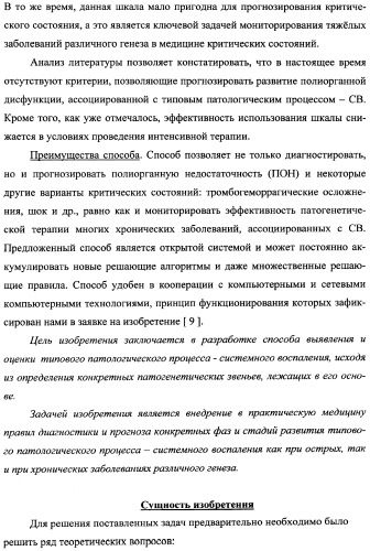 Способ диагностики и прогноза системного воспаления с верификацией фаз и стадий (патент 2335771)