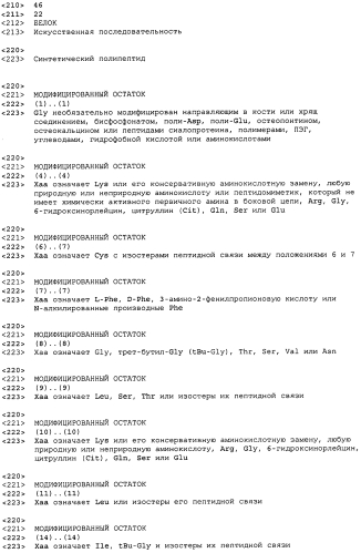 Варианты натрийуретического пептида с-типа (патент 2573911)