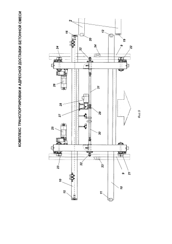 Комплекс транспортировки и адресной доставки бетона (патент 2587767)