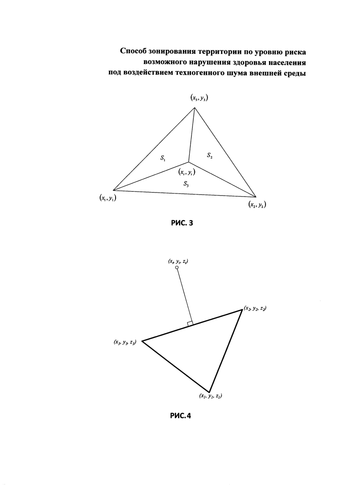 Способ зонирования территории по уровню риска возможного нарушения здоровья населения под воздействием техногенного шума внешней среды (патент 2613605)