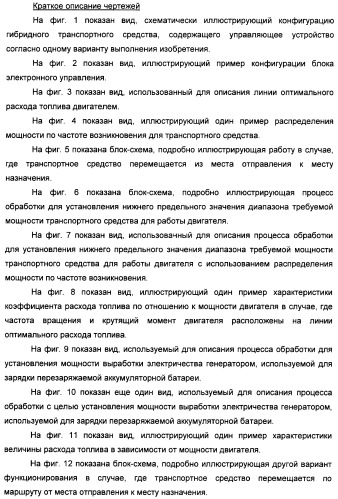 Управляющее устройство для гибридного транспортного средства (варианты) (патент 2406627)